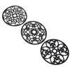 3pcs Modern Kitchen Trivets Waterproof Hollow Carved High Temperature Resistance