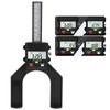 0‑80mm Professional Electronic Digital Depth Gauge DIY Woodworking Ruler Height