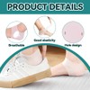 JUGUTA 4 Stück Fersenpolster, Fersenschutz, Dicke Einlagen Und Füllungen Für