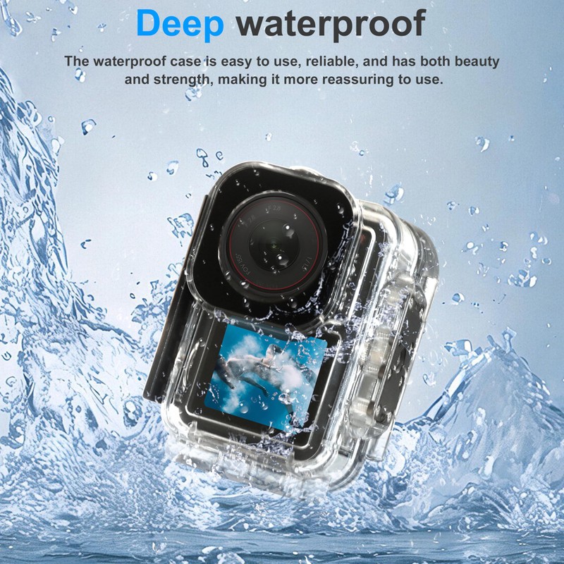 FitStill 196FT/60M Underwater Waterproof Case with Magnetic Quick Release Interface