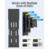 SANZANG M.2 NVMe SSD Enclosure, 2 in 1 Tool-Free NVMe