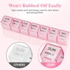 Lifewit Monthly Pill Organiser, 28 Day Tablet Pill Box, Pink,