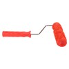 7IN Rubber Embossing Texture Wall Printing Brush Relief Roller Tool