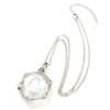Shikui 479_7 Hexagram Star Crystal Constellation Necklace Libra September 23