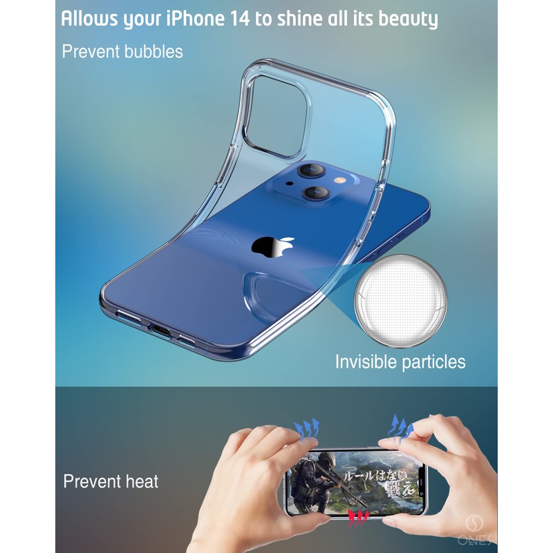 ONES HD Clear Slim Case for iPhone14 · Military Shockproof