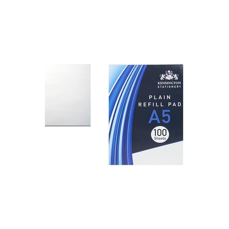 A5 Plain Refill Paper Pad (100 Sheets) - Smooth &