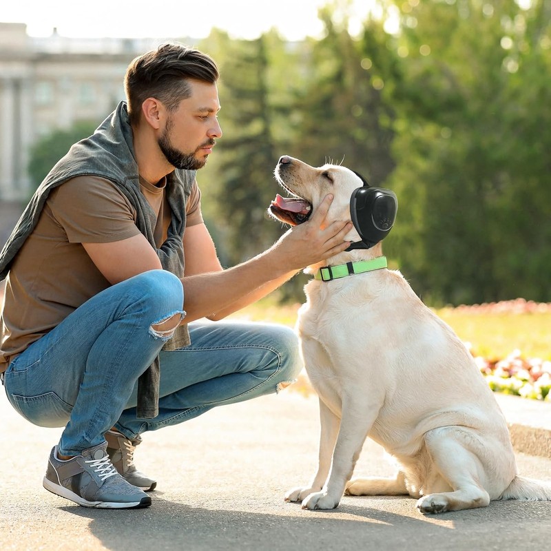BuFan Orejeras para Perros - Protección Auditiva Ajustable, Reducción de