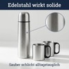 MIJOMA Insulated Jug 1 Litre with 2 Cups - Stainless