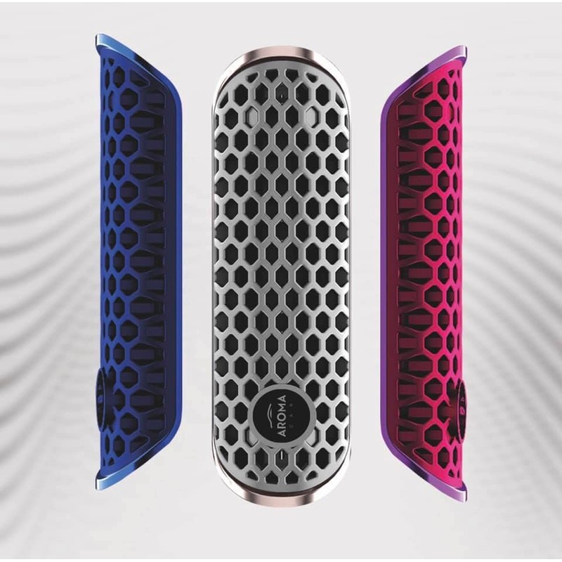 Aroma Car Polymer Hex (Vent Clips) (Black, 1)