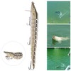 Multiple Segments Hard Swimbait Crankbait Fish Lure Fishing Tackle Treble