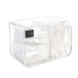 Lux Premium Cotton Pad & Swab Organizer Beauty