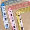 Operitacx 10pcs 30cm Piano Ruler Convenient Kids Ruler Convenient Children
