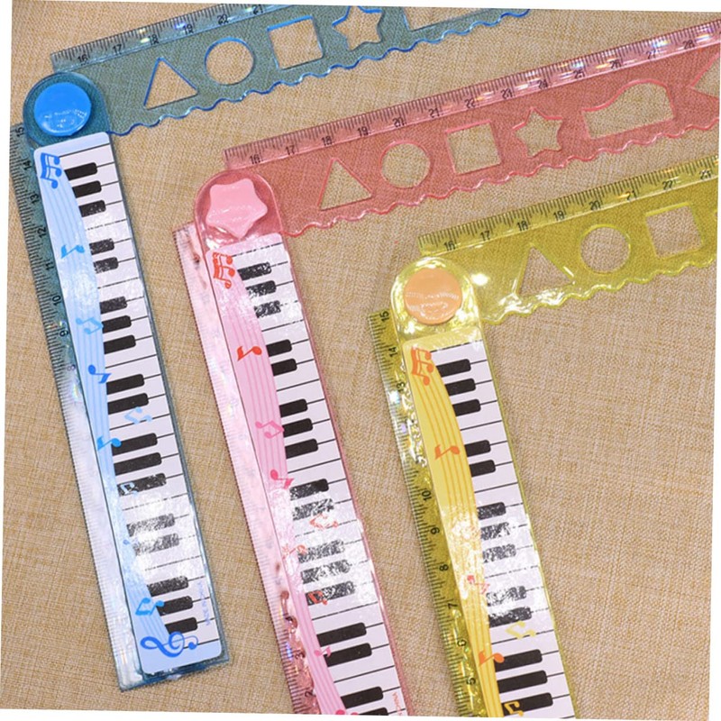 Operitacx 10pcs 30cm Piano Ruler Convenient Kids Ruler Convenient Children