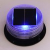 Solar Warning Light 6 LED Beads Red Blue Alternate Waterproof
