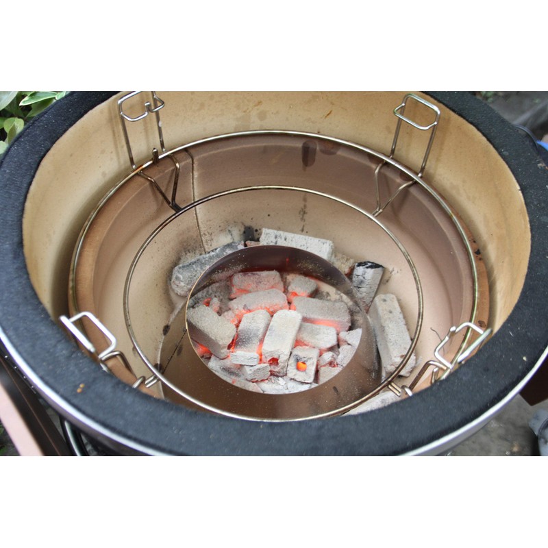 Uniflasy BBQ Whirlpool for Weber Kettle 22, 26.75 Inches WSM