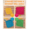 Aeelike 4 Pattern Knitting Set for Beginners, Knitting Rags Set