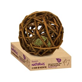 Rosewood Cat Naturals XL Willow & Catnip Ball Cat Toy – 15 cm Interactive Ball for Playful Cats, Durable Willow with Catnip for Engaging Fun