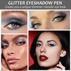 Eyeshadow Pen, Crayon Waterproof Eyeshadow Stick, Shimmer Cream Eye Shadow
