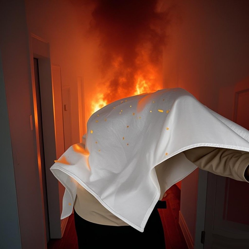 BW Wealthy Emergency Fire Blanket for Home and Kitchen -