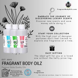 FragrantBodyOilz Impression of Michelle Obama For Women, 1oz Flip Top, Body Oil Perfume Oil, Perfume, Cologne, Fragrance, Uncut, Undiluted, No alcohol, 100% Pure Oil