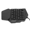 One Handed Gaming Keyboard RGB Backlight 35 Keys Ergonomic Portable