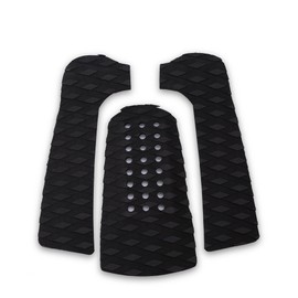 VGEBY 3 Piezas Tabla de Surf Almohadillas para Orejas para Orejas de tracción, Almohadilla de Antideslizante Cubierta de Agarre para Skim-Boards, Negro Natación Skimboard Tabla