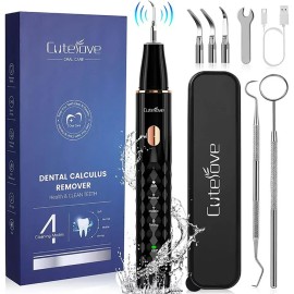 Unbranded Electric Tooth Cleaner Tartar& Plaque  Remover for Teeth w/LED Light 3 Modes US