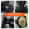 Haidms 5 Packs Matte Black Passage Door Knobs, Black Closet