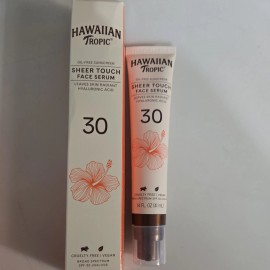 Hawaiian Tropic Sheer Touch Face Serum Hyaluronic SPF 30 Exp 4/2026