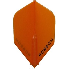 PerfectDarts 1 x Set Robson Plus Rigid Dart Flights Standard Shape Orange