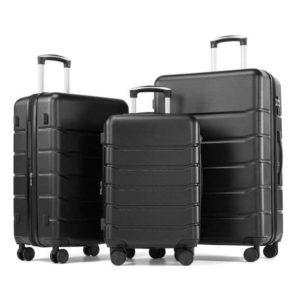 HealSmart Hardside Carry-On Luggage Expandable Portable Hardshell Spinner Wheels, Lightweight