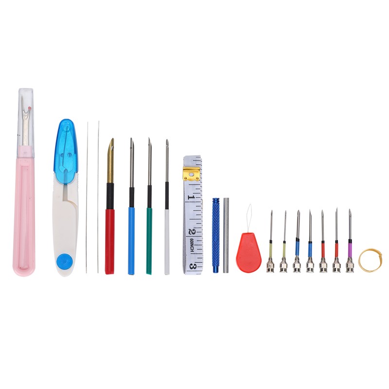 Professional Punch Needle Knitting Embroidery Pen Set for Sewing Felting