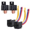 EHDIS 2 Packs Car Relay with Harness Truck Motor Heavy