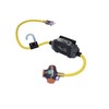 HATAYA BNX-013G Indoor Extension Cord with Safety Breaker, 0.7 m,