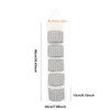SagaSave Door Hanging Storage Bag Closet Organizer Canvas 5 Pockets