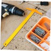 DOITOOL 1set Square Ruler Double Scale Measurement Tool for Drafting