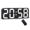 Sukeen Digital Wall Clock Digital Alarm Clock Silent Alarm Clock