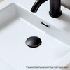 Luxier DS02-TO 1-5/8 in. Brass Bathroom and Vessel Sink Push