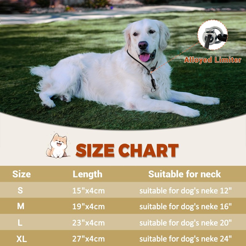 LOS ANDES Dog Slip Collar Choke Collar for Dog Training