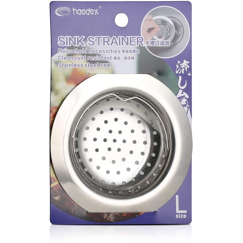 Sandiy Sink Strainer Stainless Steel Kitchen Sink Strainer 11cm with