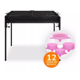 Vulcano - YELIO Asador De Carbon Para Carne Parrilla Portatil Resistente