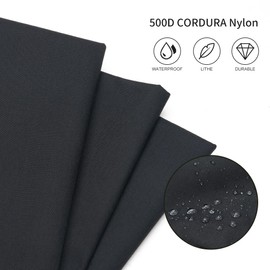 TOPTACPRO Tactical Glow Stick Pouch Chemlight Pen Holder Flashlight Battery Organizer Hook Glow Sticks Panel V2 500D Nylon (Black)