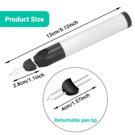 Thread Burning Tool Trims or Melts Thread Pen Handheld Quick Melt Industrial Supplies with Fast Heat Conduction Speed for Thread Breakage and Wood Heat Transfer