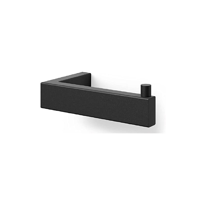 Zack Linea 40590 Black Stainless Steel Toilet Roll Holder