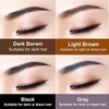 AWCCXMYM 5 Pcs Dark Brown Eyebrow Pencils for Women with