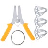Zihvfzu 14Pcs Miter Spring Pliers Kit, With 1 Miter Spring