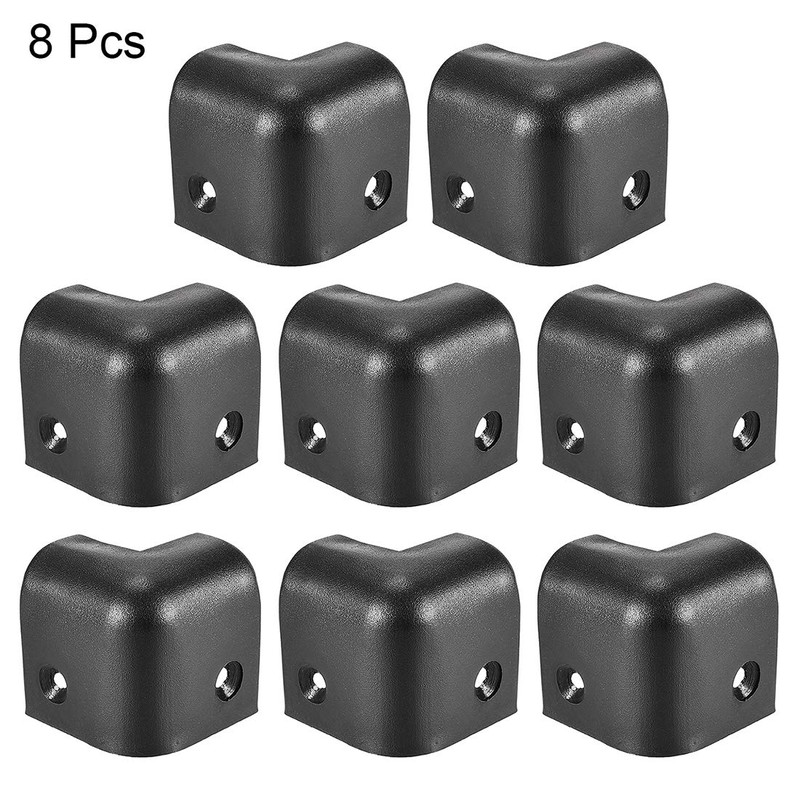 sourcing map Pack of 8 Speaker Corner Protectors Cabinet Corner