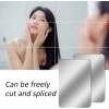 BBTO Self Adhesive Mirror Sheets 9 Pieces Various Sizes Non