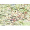 Detailed Ukraine Physical Map - 23.3 x 33.1 Inches -
