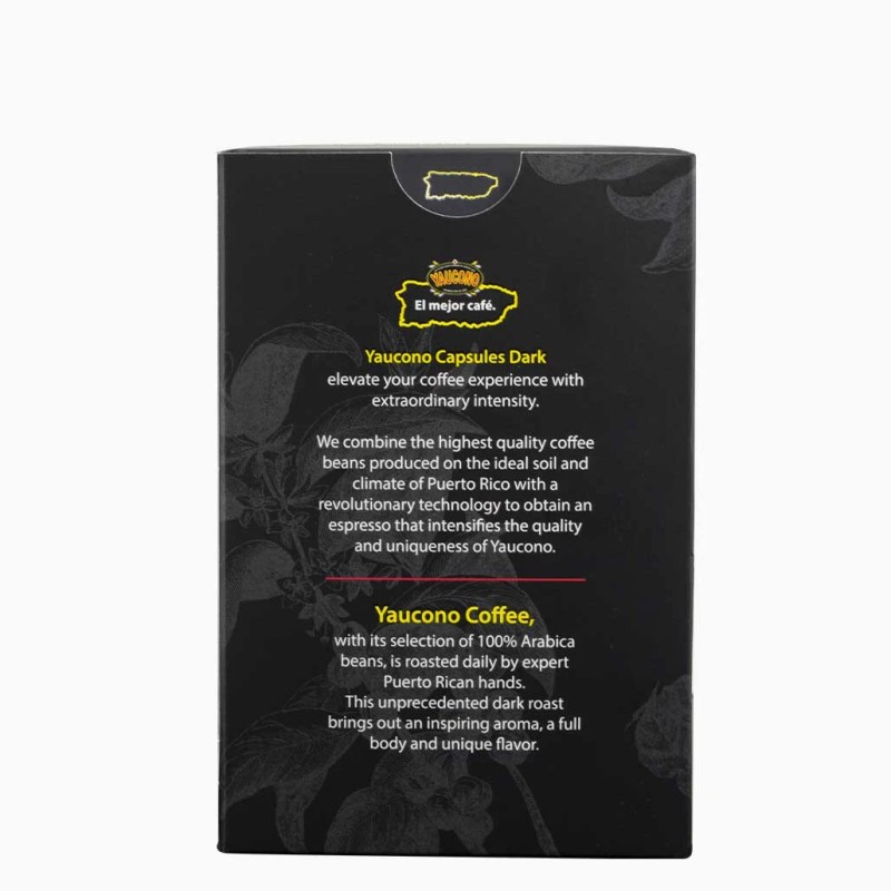 YAUCONO DARK COFFEE PODS (fits Nespresso)